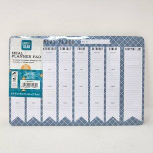 Pen+Gear Magnetic Meal Planner Pad Includes Shopping List and Stickers 52 Sheets